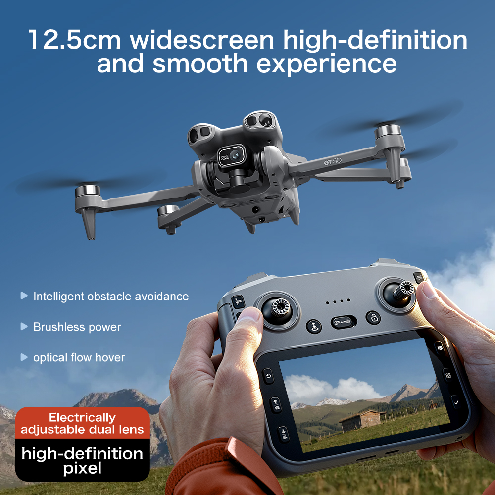 GT50 Obstacle Avoidance Drone  - Drone Gimbal 3 Axis review and price